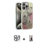 MARSİLYAN™- iPhone 16 Pro Max Kılıf Zirve Modern Prime - Siyah Bilvis Hayalet Cam Ekran Koruyucu + Pers Alüminyum Kamera Lens - GI