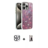 MARSİLYAN™- iPhone 16 Pro Max Kılıf Zirve Modern Prime - Siyah Bilvis Hayalet Cam Ekran Koruyucu + Pers Alüminyum Kamera Lens - GI