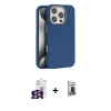 MARSİLYAN™- iPhone 16 Pro Max Kılıf Zirve Modern Prime - Siyah Bilvis Hayalet Cam Ekran Koruyucu + Bilvis Titan Kamera Lens - GS