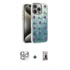 MARSİLYAN™- iPhone 16 Pro Max Kılıf Zirve Modern Prime - Siyah Bilvis Hayalet Cam Ekran Koruyucu + Pers Alüminyum Kamera Lens - GS