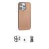 MARSİLYAN™- iPhone 16 Pro Max Kılıf Zirve Modern Prime - Siyah Bilvis Hayalet Cam Ekran Koruyucu + Pers Alüminyum Kamera Lens - GS