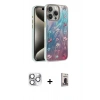 MARSİLYAN™- iPhone 16 Pro Max Kılıf Zirve Modern Prime - Siyah Bilvis Hayalet Cam Ekran Koruyucu + Pers Alüminyum Kamera Lens - GS