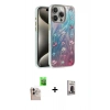 MARSİLYAN™- iPhone 16 Pro Max Kılıf Zirve Modern Prime - Siyah Bilvis Hayalet Cam Ekran Koruyucu + Raze Metal Kamera Lens - NLGY