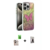MARSİLYAN™- iPhone 16 Pro Max Kılıf Zirve Modern Prime - Siyah Bilvis Hayalet Cam Ekran Koruyucu + Raze Metal Kamera Lens - NLGY