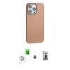 MARSİLYAN™- iPhone 16 Pro Max Kılıf Zirve Modern Prime - Siyah Bilvis Hayalet Cam Ekran Koruyucu + Raze Metal Kamera Lens - BZ