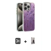 MARSİLYAN™- iPhone 16 Pro Max Kılıf Zirve Modern Prime - Siyah Bilvis Hayalet Cam Ekran Koruyucu + PVD Metal Kamera Lens - SH