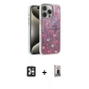 MARSİLYAN™- iPhone 16 Pro Max Kılıf Zirve Modern Prime - Siyah Bilvis Hayalet Cam Ekran Koruyucu + PVD Metal Kamera Lens - SH