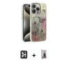 MARSİLYAN™- iPhone 16 Pro Max Kılıf Zirve Modern Prime - Siyah Bilvis Hayalet Cam Ekran Koruyucu + PVD Metal Kamera Lens - SH