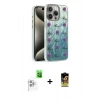 MARSİLYAN™- iPhone 16 Pro Max Kılıf Zirve Modern Prime - Siyah Buffer Cam Ekran Koruyucu + Beyaz Raze Metal Kamera Lens