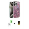 MARSİLYAN™- iPhone 16 Pro Max Kılıf Zirve Modern Prime - Siyah Buffer Cam Ekran Koruyucu + Beyaz Raze Metal Kamera Lens
