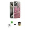 MARSİLYAN™- iPhone 16 Pro Max Kılıf Zirve Modern Prime - Siyah Buffer Cam Ekran Koruyucu + Beyaz Raze Metal Kamera Lens