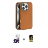 MARSİLYAN™- iPhone 16 Pro Max Kılıf Zirve Modern Prime - Siyah Buffer Cam Ekran Koruyucu + Bilvis Titan Kamera Lens - SH
