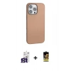 MARSİLYAN™- iPhone 16 Pro Max Kılıf Zirve Modern Prime - Siyah Buffer Cam Ekran Koruyucu + Bilvis Titan Kamera Lens - TMGI