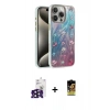 MARSİLYAN™- iPhone 16 Pro Max Kılıf Zirve Modern Prime - Siyah Buffer Cam Ekran Koruyucu + Bilvis Titan Kamera Lens - SH