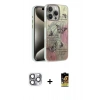 MARSİLYAN™- iPhone 16 Pro Max Kılıf Zirve Modern Prime - Siyah Buffer Cam Ekran Koruyucu + Pers Alüminyum Kamera Lens - GI