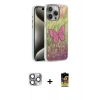 MARSİLYAN™- iPhone 16 Pro Max Kılıf Zirve Modern Prime - Siyah Buffer Cam Ekran Koruyucu + Pers Alüminyum Kamera Lens - GI