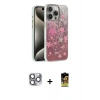 MARSİLYAN™- iPhone 16 Pro Max Kılıf Zirve Modern Prime - Siyah Buffer Cam Ekran Koruyucu + Pers Alüminyum Kamera Lens - GI