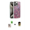 MARSİLYAN™- iPhone 16 Pro Max Kılıf Zirve Modern Prime - Siyah Buffer Cam Ekran Koruyucu + Natural Grey Raze Metal Kamera Lens