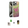 MARSİLYAN™- iPhone 16 Pro Max Kılıf Zirve Modern Prime - Siyah Buffer Cam Ekran Koruyucu + Natural Grey Raze Metal Kamera Lens