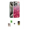 MARSİLYAN™- iPhone 16 Pro Max Kılıf Zirve Modern Prime - Siyah Buffer Cam Ekran Koruyucu + Natural Grey Raze Metal Kamera Lens