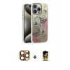 MARSİLYAN™- iPhone 16 Pro Max Kılıf Zirve Modern Prime - Siyah Buffer Cam Ekran Koruyucu + Pers Alüminyum Kamera Lens - CLTM