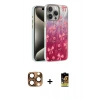 MARSİLYAN™- iPhone 16 Pro Max Kılıf Zirve Modern Prime - Siyah Buffer Cam Ekran Koruyucu + Pers Alüminyum Kamera Lens - CLTM