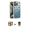MARSİLYAN™- iPhone 16 Pro Max Kılıf Zirve Modern Prime - Siyah Buffer Cam Ekran Koruyucu + Pers Alüminyum Kamera Lens - CLTM