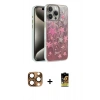 MARSİLYAN™- iPhone 16 Pro Max Kılıf Zirve Modern Prime - Siyah Buffer Cam Ekran Koruyucu + Pers Alüminyum Kamera Lens - CLTM