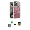 MARSİLYAN™- iPhone 16 Pro Max Kılıf Zirve Modern Prime - Siyah Buffer Cam Ekran Koruyucu + Siyah Raze Metal Kamera Lens