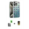 MARSİLYAN™- iPhone 16 Pro Max Kılıf Zirve Modern Prime - Siyah Buffer Cam Ekran Koruyucu + Siyah Raze Metal Kamera Lens