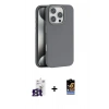MARSİLYAN™- iPhone 16 Pro Max Kılıf Zirve Modern Prime - Siyah Buffer Hayalet Cam Ekran Koruyucu + Bilvis Titan Kamera Lens - TMGI