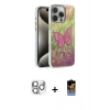 MARSİLYAN™- iPhone 16 Pro Max Kılıf Zirve Modern Prime - Siyah Buffer Hayalet Cam Ekran Koruyucu + Pers Alüminyum Kamera Lens - GS