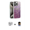 MARSİLYAN™- iPhone 16 Pro Max Kılıf Zirve Modern Prime - Siyah Buffer Hayalet Cam Ekran Koruyucu + Pers Alüminyum Kamera Lens - GS