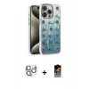 MARSİLYAN™- iPhone 16 Pro Max Kılıf Zirve Modern Prime - Siyah Buffer Hayalet Cam Ekran Koruyucu + Pers Alüminyum Kamera Lens - GS