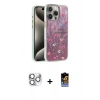 MARSİLYAN™- iPhone 16 Pro Max Kılıf Zirve Modern Prime - Siyah Buffer Hayalet Cam Ekran Koruyucu + Pers Alüminyum Kamera Lens - GS