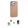 MARSİLYAN™- iPhone 16 Pro Max Kılıf Zirve Modern Prime - Siyah Buffer Hayalet Cam Ekran Koruyucu + Raze Metal Kamera Lens - NLGY