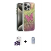 MARSİLYAN™- iPhone 16 Pro Max Kılıf Zirve Modern Prime - Siyah Joko Magic 5D Cam + Bilvis Titan Kamera Lens - GS