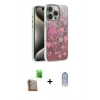 MARSİLYAN™- iPhone 16 Pro Max Kılıf Zirve Modern Prime - Siyah Joko Magic 5D Cam + Çöl Titanyum Raze Metal Kamera Lens