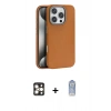 MARSİLYAN™- iPhone 16 Pro Max Kılıf Zirve Modern Prime - Siyah Joko Magic 5D Cam + PVD Metal Kamera Lens - GD