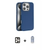 MARSİLYAN™- iPhone 16 Pro Max Kılıf Zirve Modern Prime - Siyah Joko Magic 5D Cam + PVD Metal Kamera Lens - GD