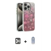 MARSİLYAN™- iPhone 16 Pro Max Kılıf Zirve Modern Prime - Siyah Joko Magic 5D Cam + Gümüş PVD Metal Kamera Lens