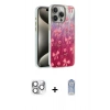 MARSİLYAN™- iPhone 16 Pro Max Kılıf Zirve Modern Prime - Siyah Joko Magic 5D Cam + Pers Alüminyum Kamera Lens - GS