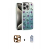 MARSİLYAN™- iPhone 16 Pro Max Kılıf Zirve Modern Prime - Siyah Joko Magic 5D Cam + Pers Alüminyum Kamera Lens - CLTM
