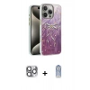 MARSİLYAN™- iPhone 16 Pro Max Kılıf Zirve Modern Prime - Siyah Joko Magic 5D Cam + Pers Alüminyum Kamera Lens - GI