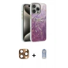 MARSİLYAN™- iPhone 16 Pro Max Kılıf Zirve Modern Prime - Siyah Joko Magic 5D Cam + Pers Alüminyum Kamera Lens - CLTM