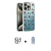 MARSİLYAN™- iPhone 16 Pro Max Kılıf Zirve Modern Prime - Siyah Joko Magic 5D Cam + Pers Alüminyum Kamera Lens - GS