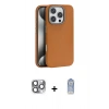 MARSİLYAN™- iPhone 16 Pro Max Kılıf Zirve Modern Prime - Siyah Joko Magic 5D Cam + Pers Alüminyum Kamera Lens - GI
