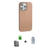 MARSİLYAN™- iPhone 16 Pro Max Kılıf Zirve Modern Prime - Siyah Joko Magic 5D Cam + Siyah Raze Metal Kamera Lens