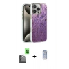 MARSİLYAN™- iPhone 16 Pro Max Kılıf Zirve Modern Prime - Siyah Joko Magic 5D Cam + Raze Metal Kamera Lens - SH