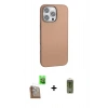 MARSİLYAN™- iPhone 16 Pro Max Kılıf Zirve Modern Prime - Siyah Joko Magic 5D Hayalet Cam + Çöl Titanyum Raze Metal Kamera Lens
